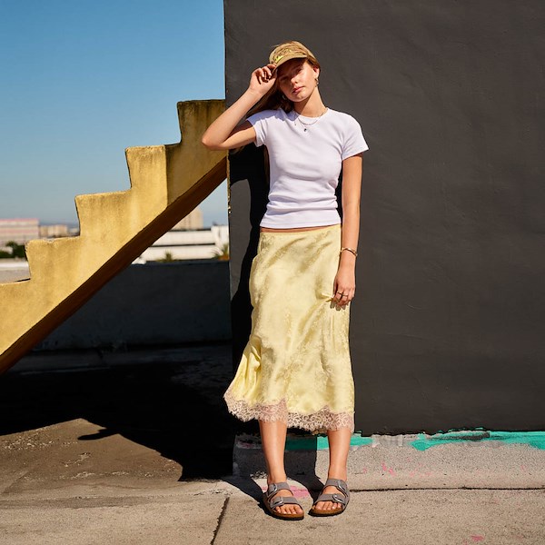 alternate view Womens Birkenstock Arizona Big Buckle Slide Sandal - MochaALT1B