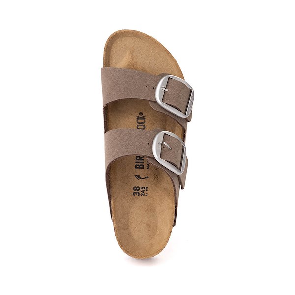 alternate view Womens Birkenstock Arizona Big Buckle Slide Sandal - MochaALT2