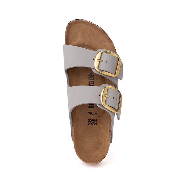 alternate view Womens Birkenstock Arizona Big Buckle Slide Sandal - Stone CoinALT2