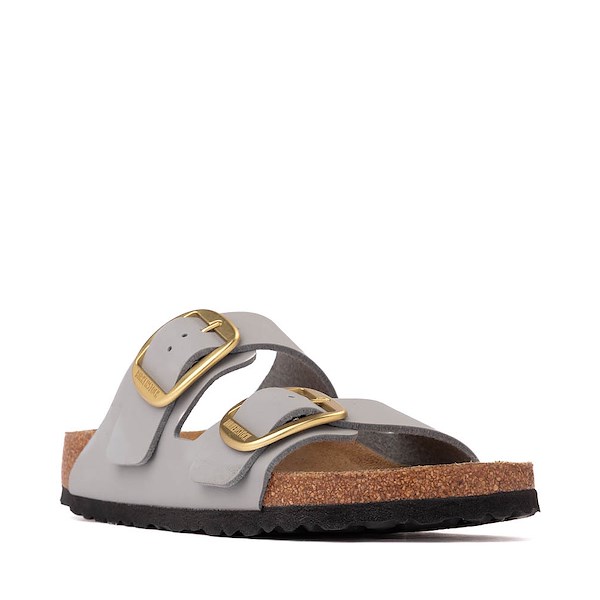 alternate view Womens Birkenstock Arizona Big Buckle Slide Sandal - Stone CoinALT5
