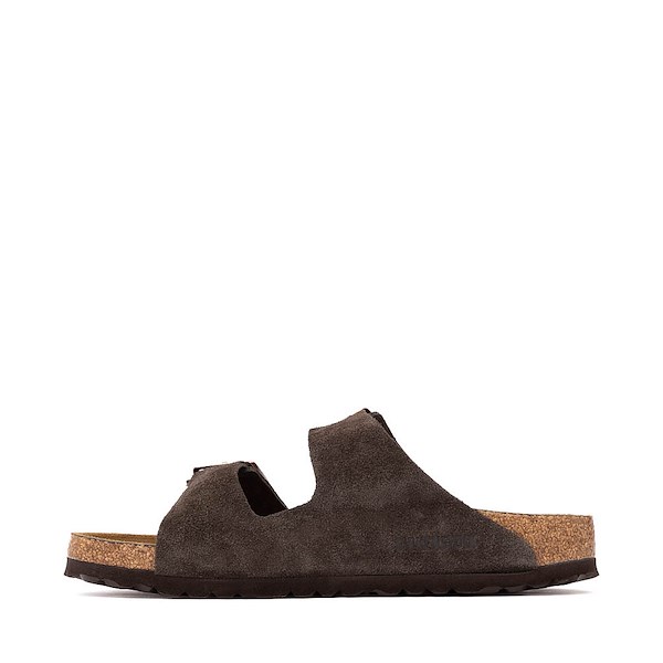 alternate view Womens Birkenstock Arizona Soft Footbed Slide Sandal - MochaALT1