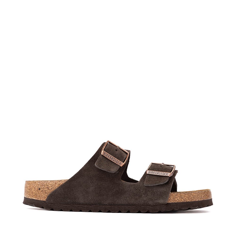 Womens Birkenstock Arizona Soft Footbed Slide Sandal - Mocha