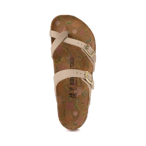 alternate view Womens Birkenstock Mayari Sandcastle Slide Sandal - NaturalALT2