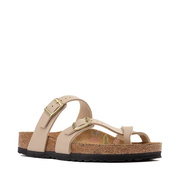 alternate view Womens Birkenstock Mayari Sandcastle Slide Sandal - NaturalALT5