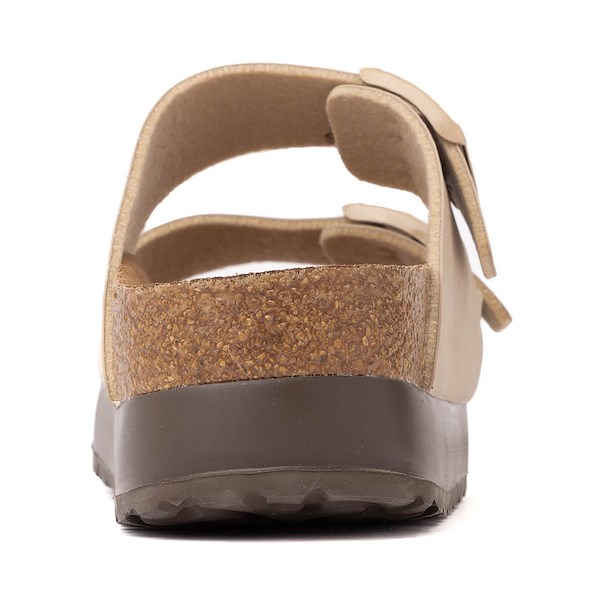 alternate view Womens Papillio by Birkenstock&reg; Arizona Flex Platform Slide Sandal - SandcastleALT4