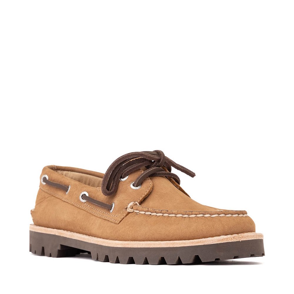 Womens Sperry Authentic Original™ 2-Eye Low Lug Boat Shoe - Tan