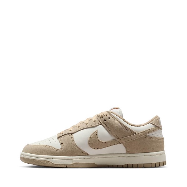 alternate view Womens Nike Dunk Low Athletic Shoe - Sail / White / Metallic Gold / LinenALT1