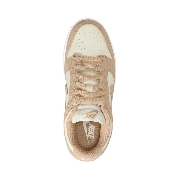 alternate view Womens Nike Dunk Low Athletic Shoe - Sail / White / Metallic Gold / LinenALT2