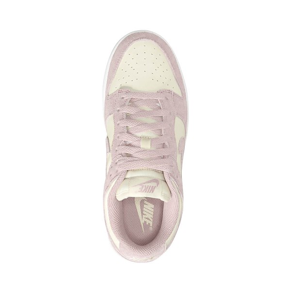 alternate view Womens Nike Dunk Low Athletic Shoe - Sail / Pearl Pink / White / Metallic GoldALT2