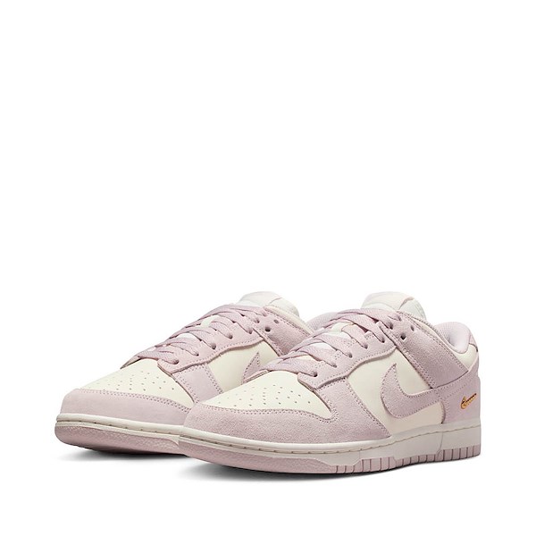 alternate view Womens Nike Dunk Low Athletic Shoe - Sail / Pearl Pink / White / Metallic GoldALT5