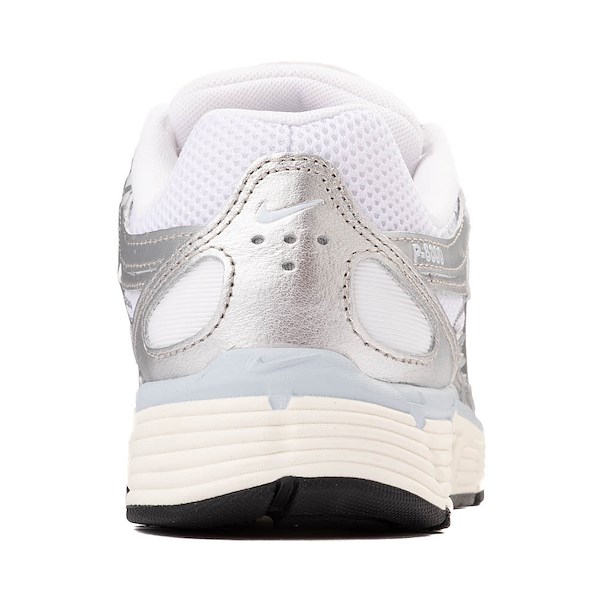 alternate view Womens Nike P-6000 Athletic Shoe - Metallic White / Metallic Silver / Blue Tint / SailALT4
