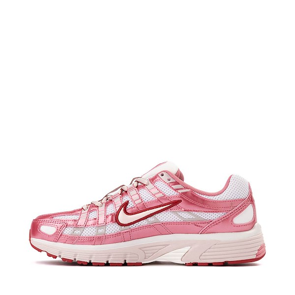 alternate view Womens Nike P-6000 Athletic Shoe - Summit White / Silt Red / Peony / Team CrimsonALT1