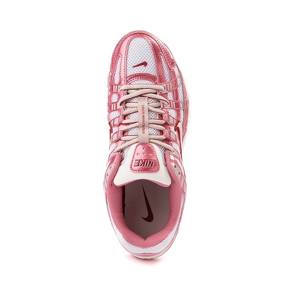 alternate view Womens Nike P-6000 Athletic Shoe - Summit White / Silt Red / Peony / Team CrimsonALT2