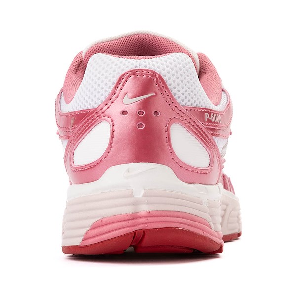 alternate view Womens Nike P-6000 Athletic Shoe - Summit White / Silt Red / Peony / Team CrimsonALT4