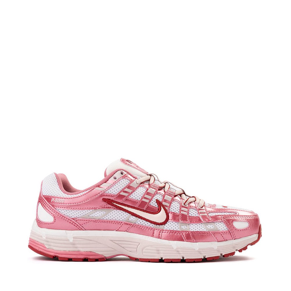 Womens Nike P-6000 Athletic Shoe - Summit White / Silt Red / Peony / Team Crimson