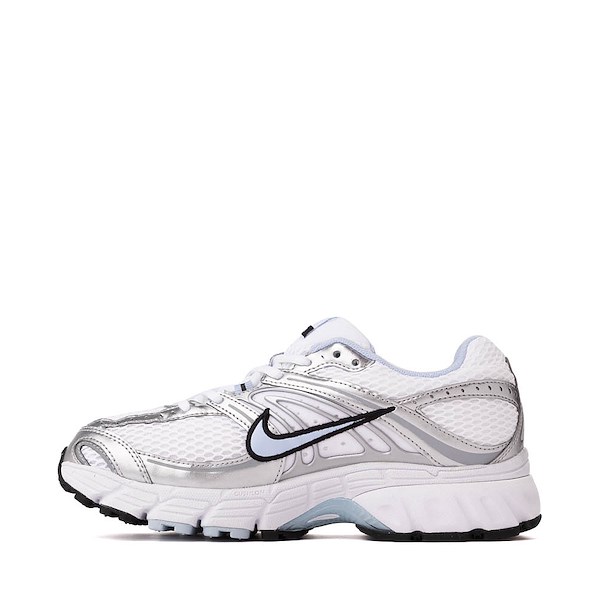 alternate view Womens Nike Air Max Moto 2K Athletic Shoe - White / Metallic Silver / Black / Hydrogen BlueALT1