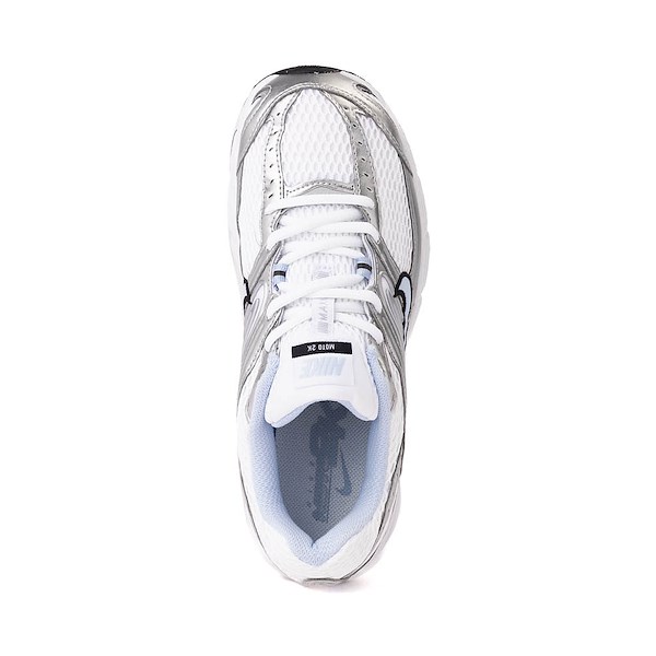 alternate view Womens Nike Air Max Moto 2K Athletic Shoe - White / Metallic Silver / Black / Hydrogen BlueALT2