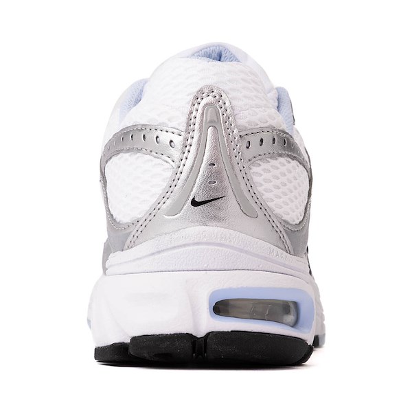 alternate view Womens Nike Air Max Moto 2K Athletic Shoe - White / Metallic Silver / Black / Hydrogen BlueALT4