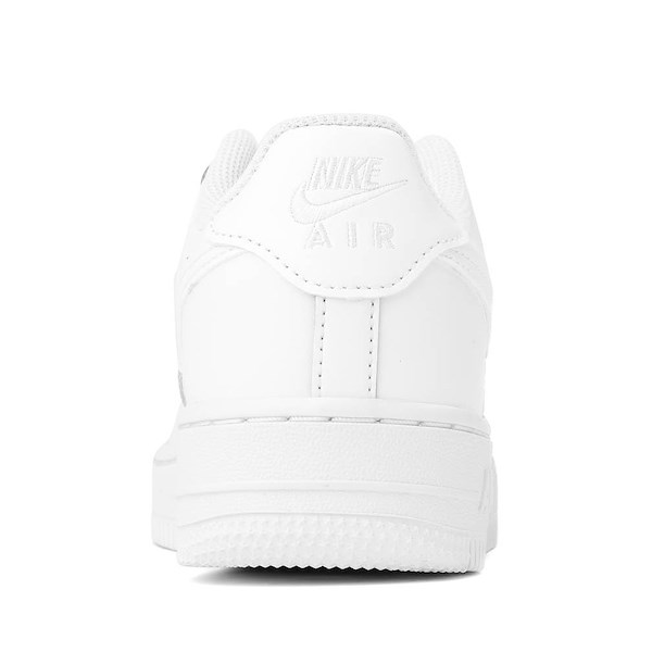 alternate view Nike Air Force 1 LE Athletic Shoe - Big Kid - White / WhiteALT4