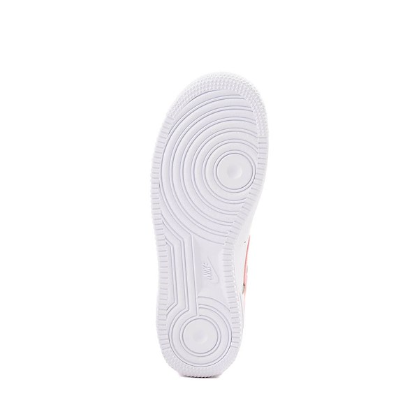 alternate view Nike Air Force 1 Low Athletic Shoe - Big Kid - White / White / Medium Soft PinkALT3