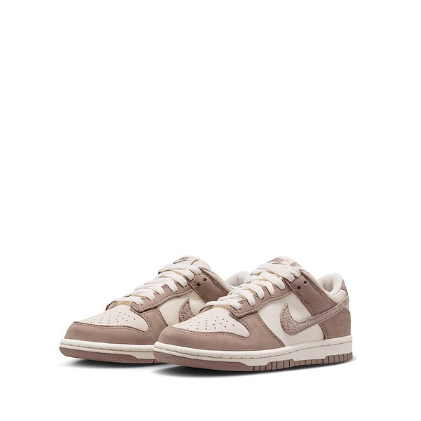 alternate view Nike Dunk Low SE Athletic Shoe - Big Kid - Pale Ivory / Taupe HazeALT5
