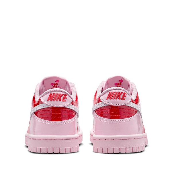 alternate view Nike Dunk Low Athletic Shoe - Big Kid - Pink Foam / Summit White / Light CrimsonALT4