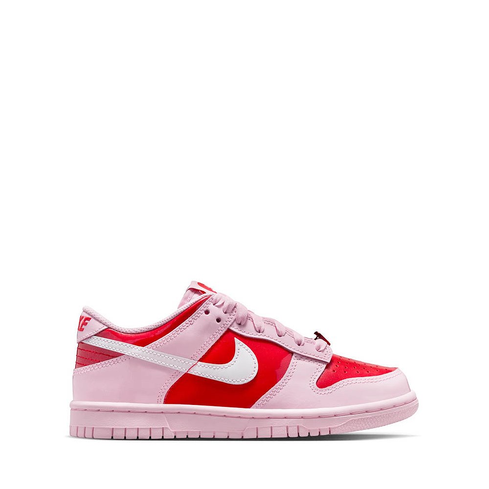 Nike Dunk Low Athletic Shoe - Big Kid - Pink Foam / Summit White / Light Crimson
