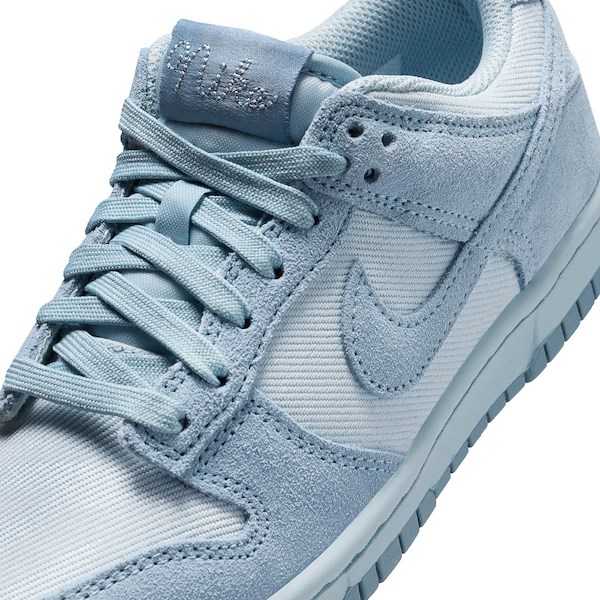 alternate view Nike Dunk Low SE Athletic Shoe - Big Kid - Light Armory Blue / Work BlueALT2B