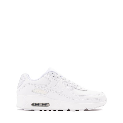 Main view of Nike Air Max 90 LTR Athletic Shoe - Big Kid - White / Metallic Silver / White / White