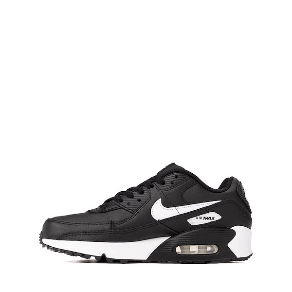alternate view Nike Air Max 90 LTR - Big Kid - Black / Black / WhiteALT1