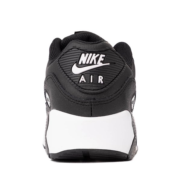 alternate view Nike Air Max 90 LTR - Big Kid - Black / Black / WhiteALT4