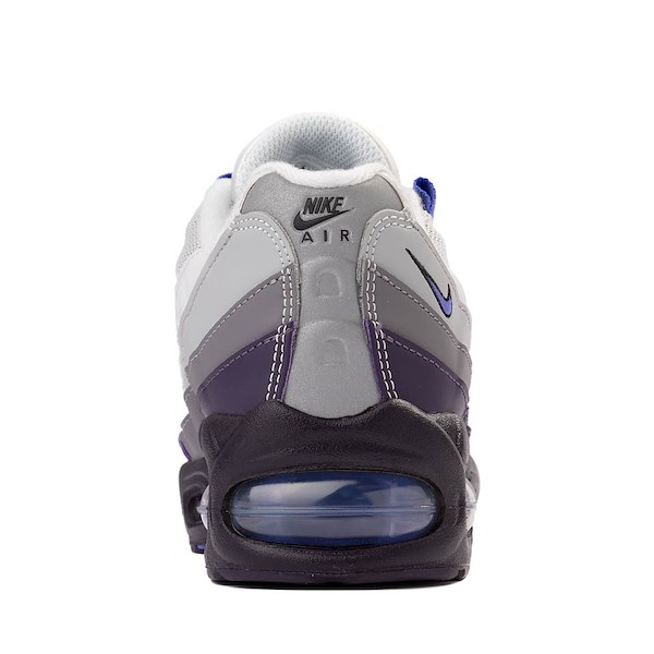 alternate view Nike Air Max 95 Athletic Shoe - Big Kid - Photon Dust / Sapphire-Dark RaisinALT4