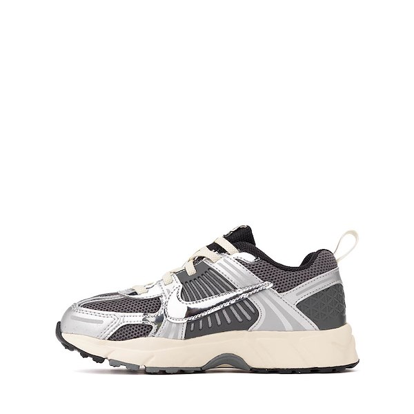 alternate view Nike Vomero 5 Athletic Shoe - Little Kid - Iron Grey / Chrome / Metallic SilverALT1