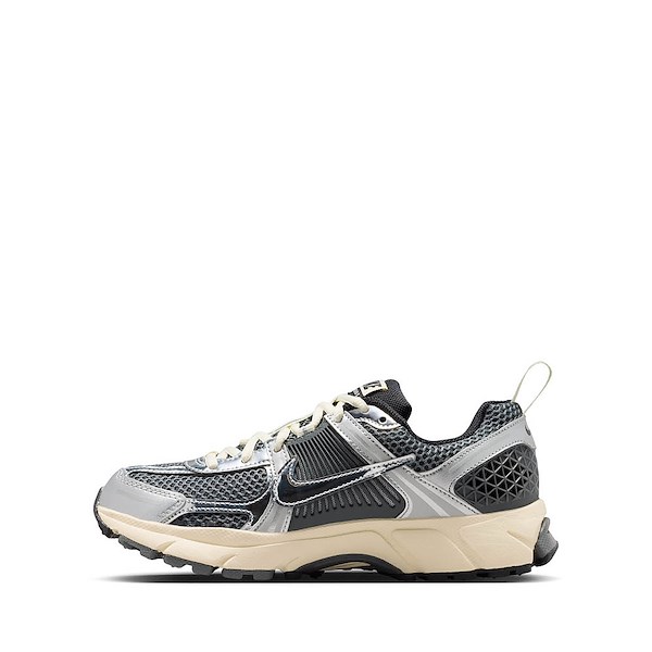 alternate view Nike Vomero 5 Athletic Shoe - Big Kid - Iron Grey / Chrome / Metallic SilverALT1