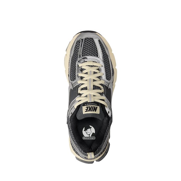 alternate view Nike Vomero 5 Athletic Shoe - Big Kid - Iron Grey / Chrome / Metallic SilverALT2