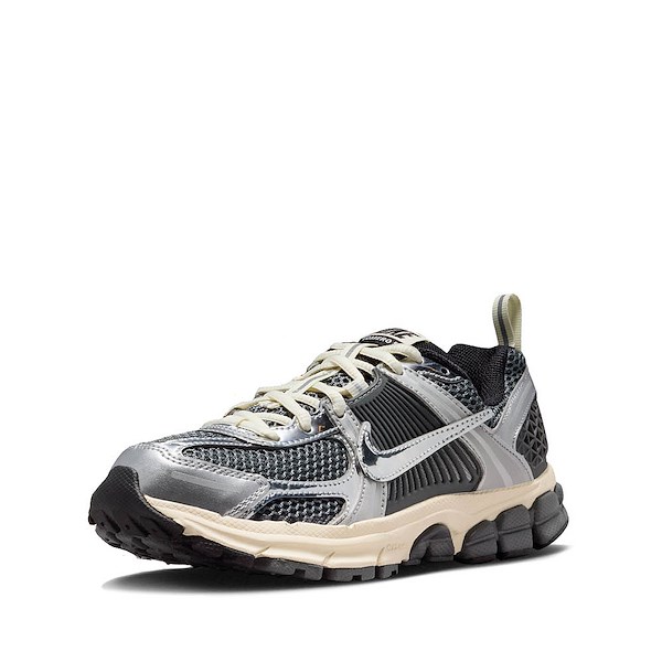 alternate view Nike Vomero 5 Athletic Shoe - Big Kid - Iron Grey / Chrome / Metallic SilverALT5