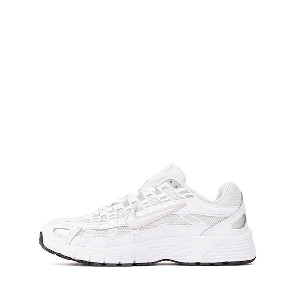 alternate view Nike P-6000 Athletic Shoe - Big Kid - Platinum Tint / WhiteALT1