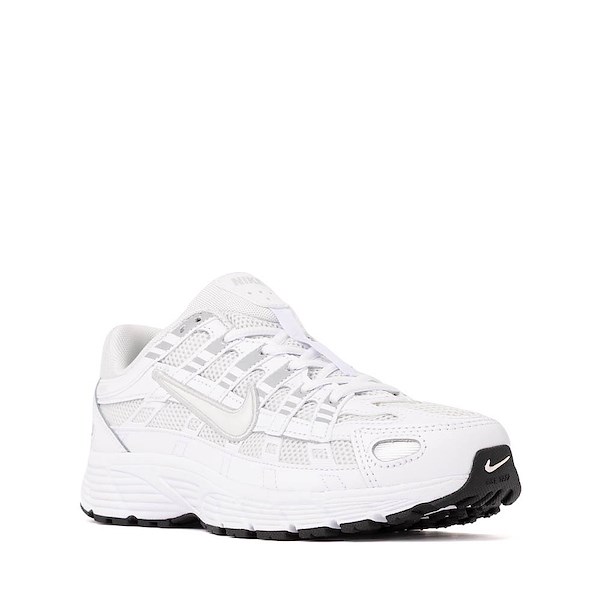alternate view Nike P-6000 Athletic Shoe - Big Kid - Platinum Tint / WhiteALT5