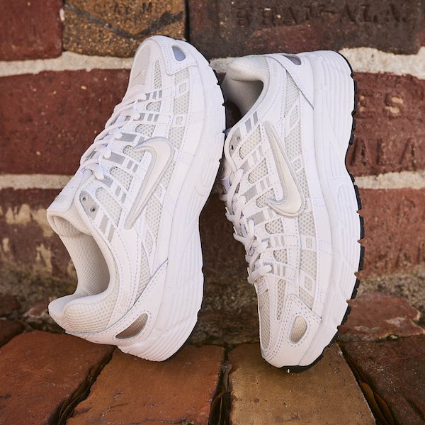 alternate view Nike P-6000 Athletic Shoe - Big Kid - Platinum Tint / WhiteHERO