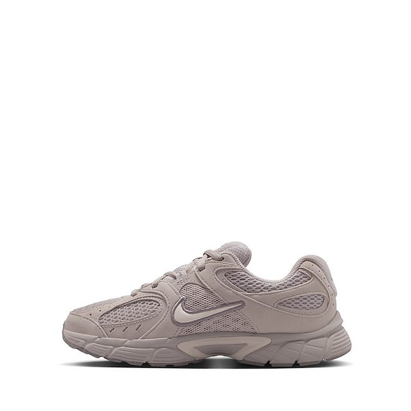 alternate view Nike V5 RNR Suede Athletic Shoe - Big Kid - Moon Particle / Light Orewood BrownALT1