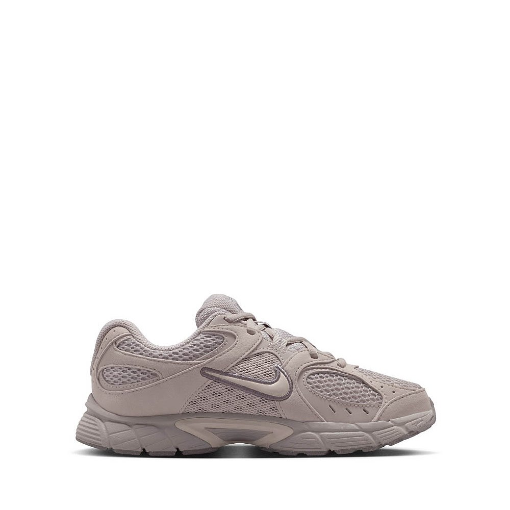 Nike V5 RNR Suede Athletic Shoe - Big Kid - Moon Particle / Light Orewood Brown