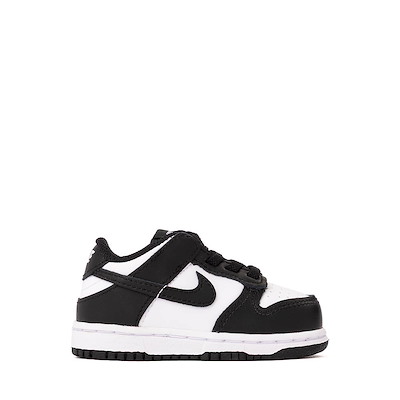Main view of Nike Dunk Low Athletic Shoe - Baby / Toddler - White / White / Black