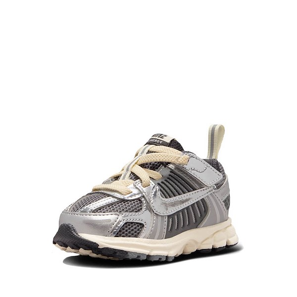 alternate view Nike Vomero 5 Athletic Shoe - Baby / Toddler - Iron Grey / Chrome / Metallic SilverALT5