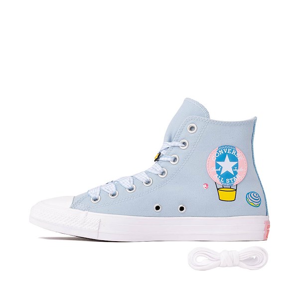 alternate view Converse x Hello Kitty&reg; & Friends Chuck Taylor All Star High-Top Cinnamoroll Sneaker - Baby BlueALT1