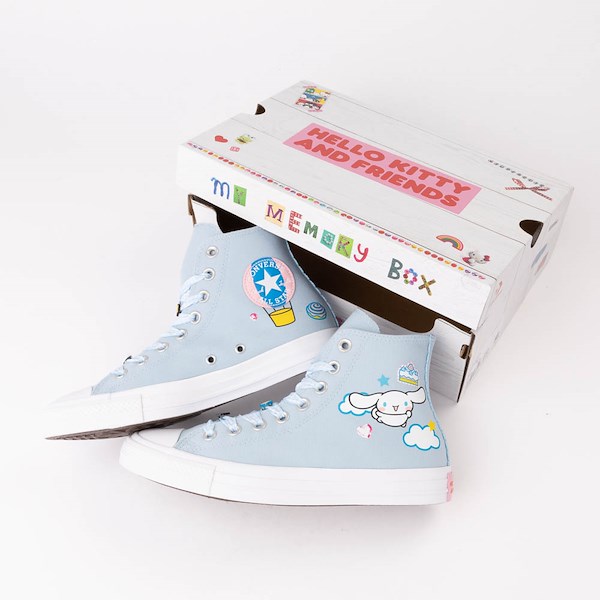 alternate view Converse x Hello Kitty&reg; & Friends Chuck Taylor All Star High-Top Cinnamoroll Sneaker - Baby BlueALT1D