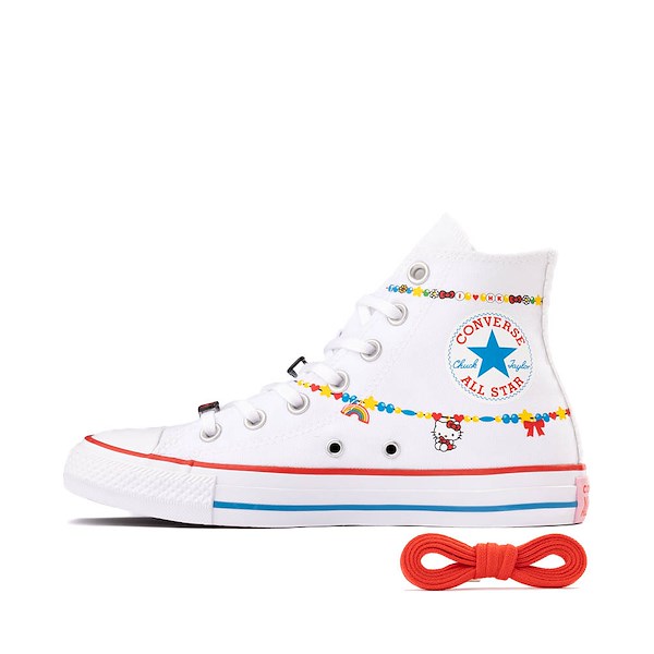 alternate view Converse x Hello Kitty&reg; & Friends Chuck Taylor All Star High-Top Charms Sneaker - WhiteALT1