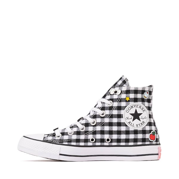 alternate view Converse x Hello Kitty&reg; & Friends Chuck Taylor All Star High-Top Sneaker - Black / White GinghamALT1