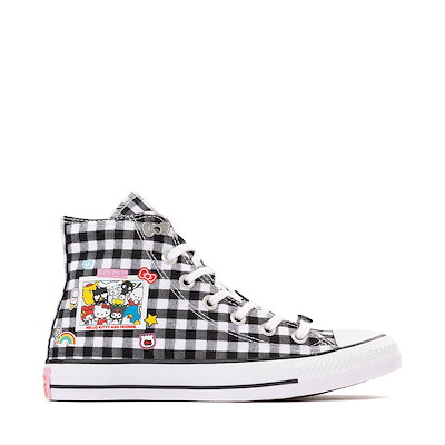 Main view of Converse x Hello Kitty&amp;reg; &amp; Friends Chuck Taylor All Star High-Top Sneaker - Black / White Gingham