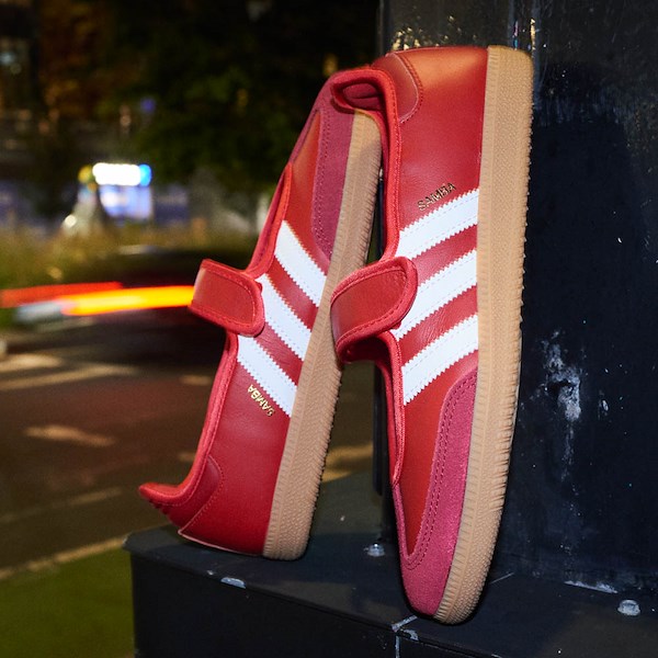 alternate view Womens adidas Samba Jane Athletic Shoe - Better Scarlet / Team Victory Red / GumHERO