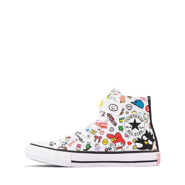 alternate view Converse x Hello Kitty&reg; & Friends Chuck Taylor All Star Easy-On High-Top Sneaker - Little Kid - WhiteALT1